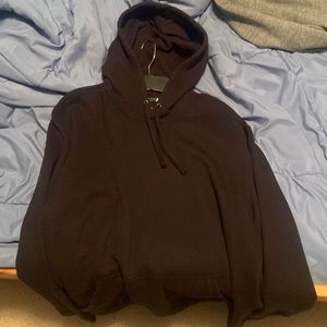 Black thermal hoodie/ jogger